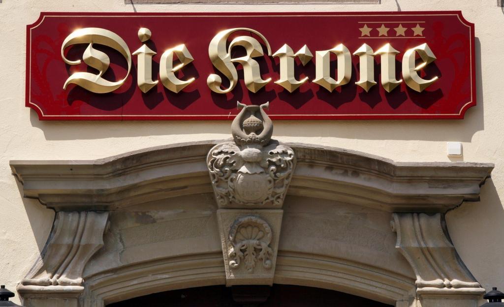 Gasthof Die Krone Швебиш-Халль Экстерьер фото